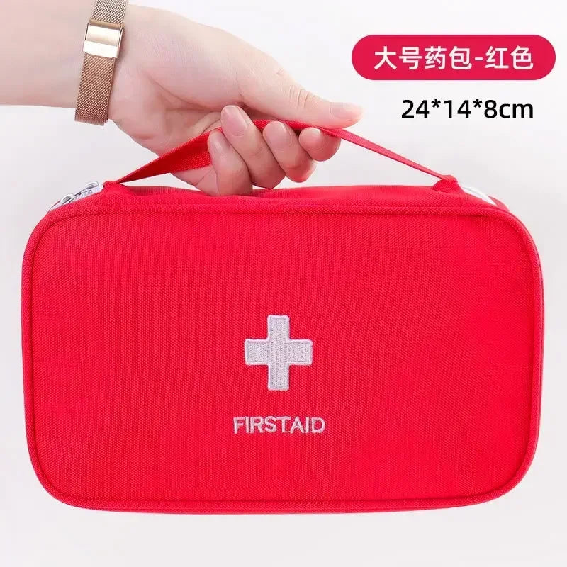 Mini First Aid & Medicine Storage Bag – Portable Travel Emergency Survival Pill Case